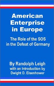 American Enterprise in Europe