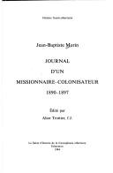 Journal d'un missionnaire-colonisateur, 1890-1897