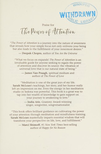 Power of Attention, The: Awaken to Love and Its Unlimited Potential with Meditat