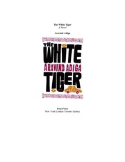 (Book) The White Tiger Cover Art