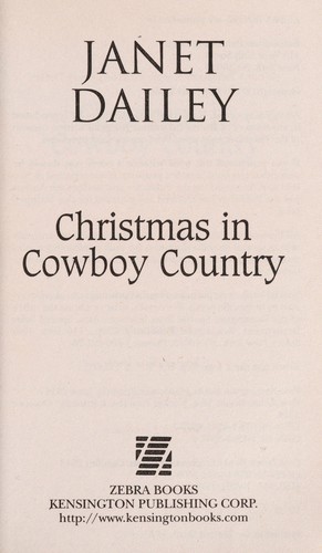 Image 0 of Christmas in Cowboy Country (The Bennetts)