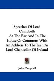 Speeches Of Lord Campbell