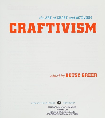 Image 0 of Craftivism: The Art of Craft and Activism