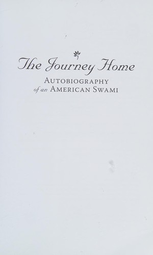 Image 0 of The Journey Home: Autobiography of an American Swami