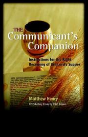 The Communicant's Companion