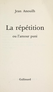 La Re pe tition ou l'Amour puni