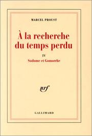 A la recherche du temps perdu, tome 4