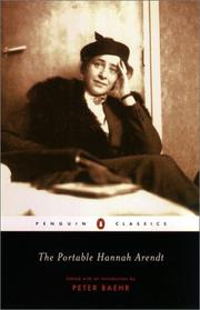 Hannah Arendt: The Portable Hannah Arendt