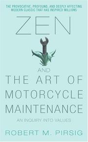Cover of Zen and the Art of Motorcycle Maintenance by Robert M. Pirsig
