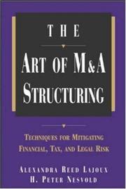 Cover of The Art of M&A Structuring by H. Peter Nesvold