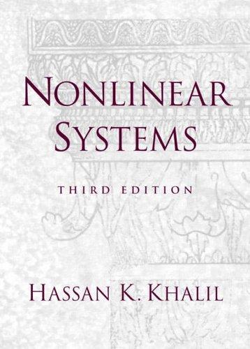 Libro de segunda mano: Nonlinear systems