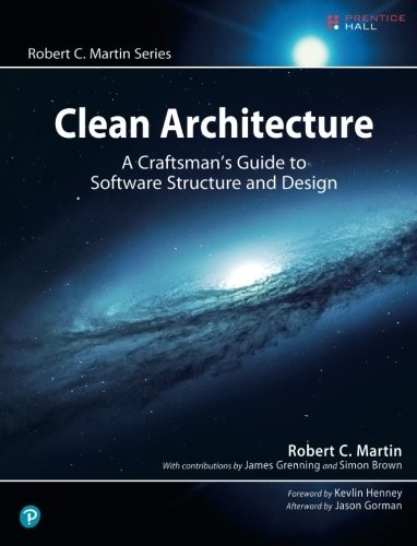 Portada de Clean Architecture: A Craftsman's Guide to Software Structure and Design