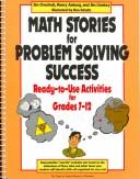 Cover of Math Stories for Problem Solving Success by James L. Overholt