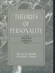 Cover of Theories of Personality by Barry D. Smith