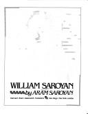 Cover of William Saroyan by Aram Saroyan