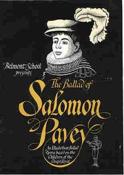 Cover of The Ballad of Salomon Pavey by Jeremy James Taylor