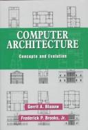 Cover of Computer Architecture by Gerrit A. Blaauw