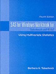 Cover of SAS for Windows Workbook for Using Multivariate Statistics by Barbara G. Tabachnick