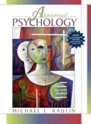 Cover of Abnormal Psychology by Michael L. Raulin