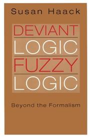 Cover of Deviant Logic, Fuzzy Logic by Susan Haack