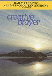 Cover of Creative Prayer by Anthony Bloom