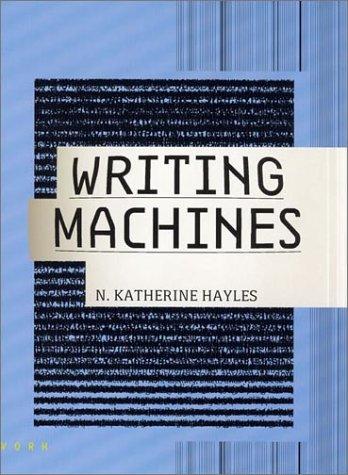 cover for Writing Machines