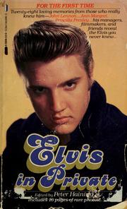 Cover of Elvis in Private by Peter Haining