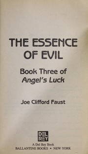 Cover of The Essence of Evil by Joe Clifford Faust