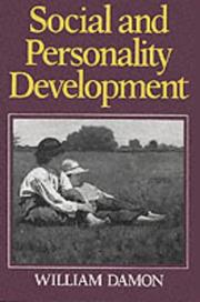 Cover of Social and Personality Development by William Damon