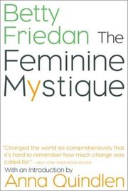 Cover of The Feminine Mystique by Betty Friedan