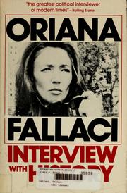 Cover of Interview with History by Oriana Fallaci