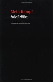 Cover of Mein Kampf by Adolf Hitler