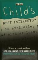 Cover of In the Child's Best Interests? by Christopher F. Clulow