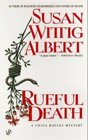 Cover of Rueful Death by Susan Wittig Albert