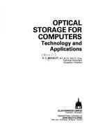 Cover of Optical Storage for Computers by Alan C. Bradley