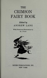 Cover of The Crimson Fairy Book by Andrew Lang