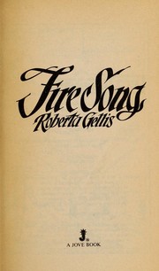 Cover of Fire Song by Roberta Gellis