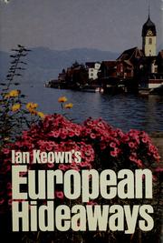 Cover of Ian Keown's European Hideaways by Ian Keown