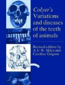 Cover of Colyer's Variations and Diseases of the Teeth of Animals by Frank Colyer