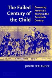 Cover of The Failed Century of the Child by Judith Sealander