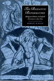 Cover of The Romantic Reformation by Robert M. Ryan