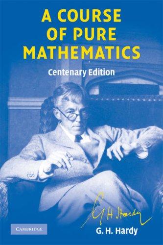 Libro de segunda mano: A Course of Pure Mathematics