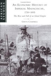 Cover of An Economic History of Imperial Madagascar, 1750-1895 by Gwyn Campbell