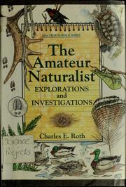 Cover of The Amateur Naturalist by Charles Edmund Roth