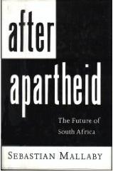 Cover of After Apartheid by Sebastian Mallaby