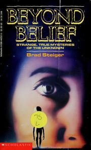 Cover of Beyond Belief by Brad Steiger