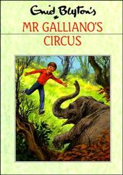 Cover of Mr. Galliano's Circus by Enid Blyton