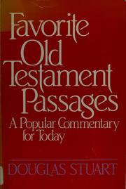 Cover of Favorite Old Testament Passages by Douglas K. Stuart