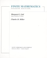 Cover of Finite Mathematics by Margaret L. Lial