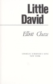 Cover of Little David by Elliott Chaze